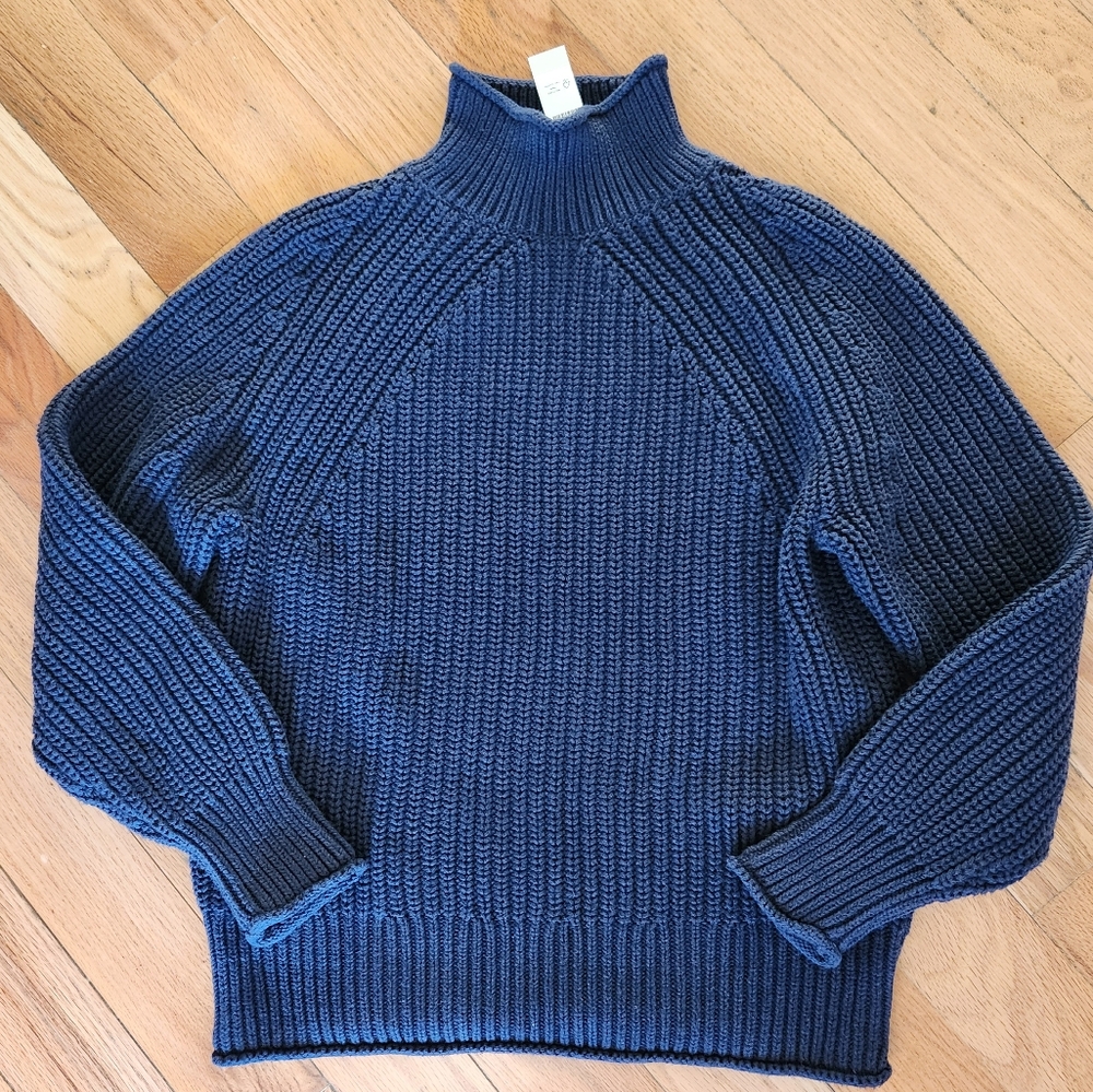 NEW J. Crew Relaxed Rollneck Sweater
